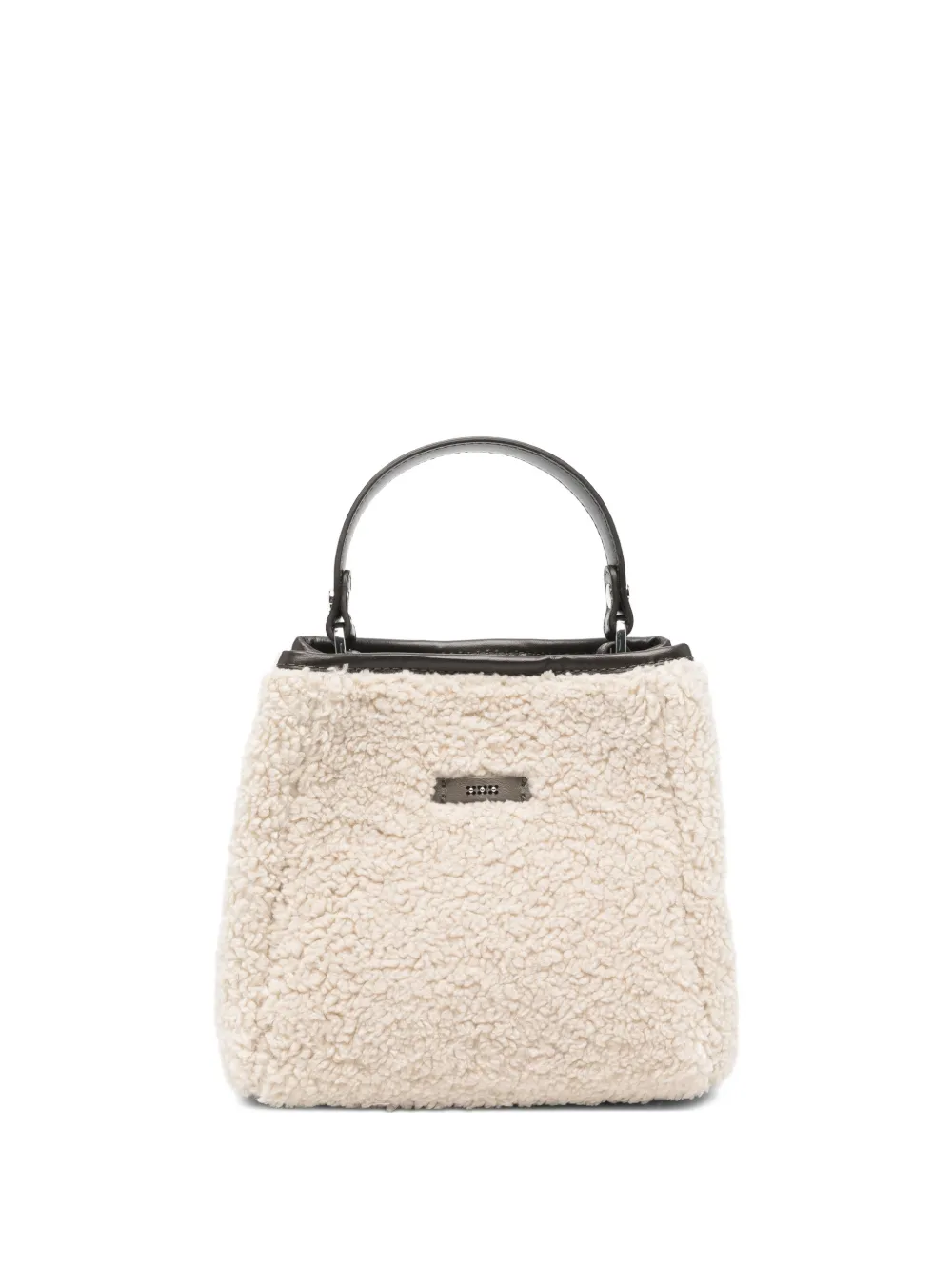 Peserico shearling-effect tote bag - Toni neutri