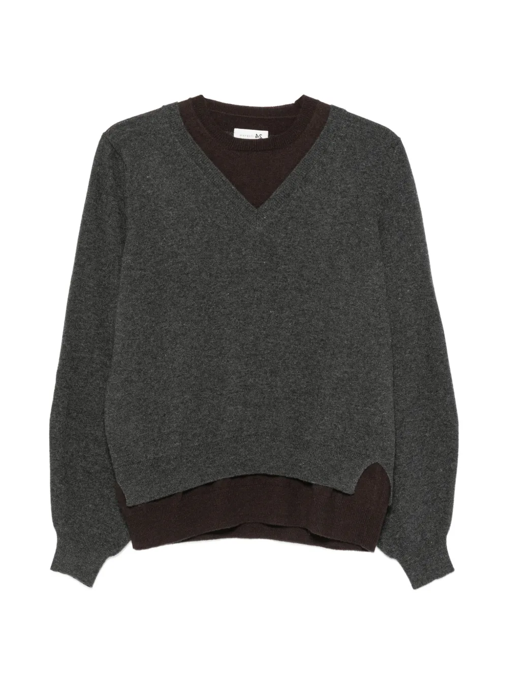 Manzoni 24 layered V-neck sweater