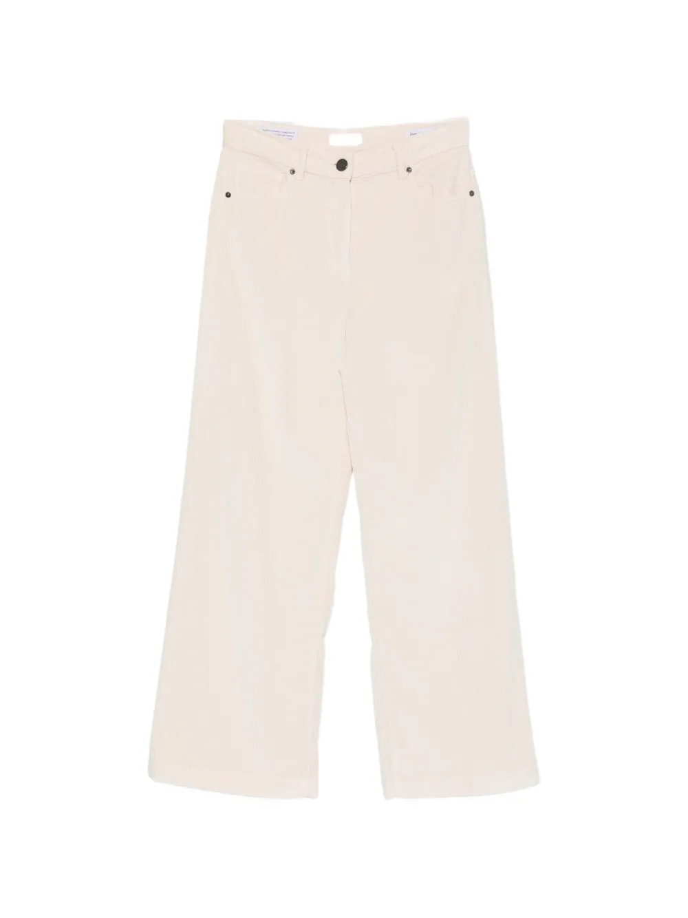 Peserico corduroy palazzo pants - Toni neutri