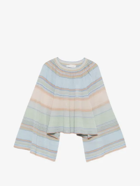 ZIMMERMANN jersey a rayas con hilos metalizados