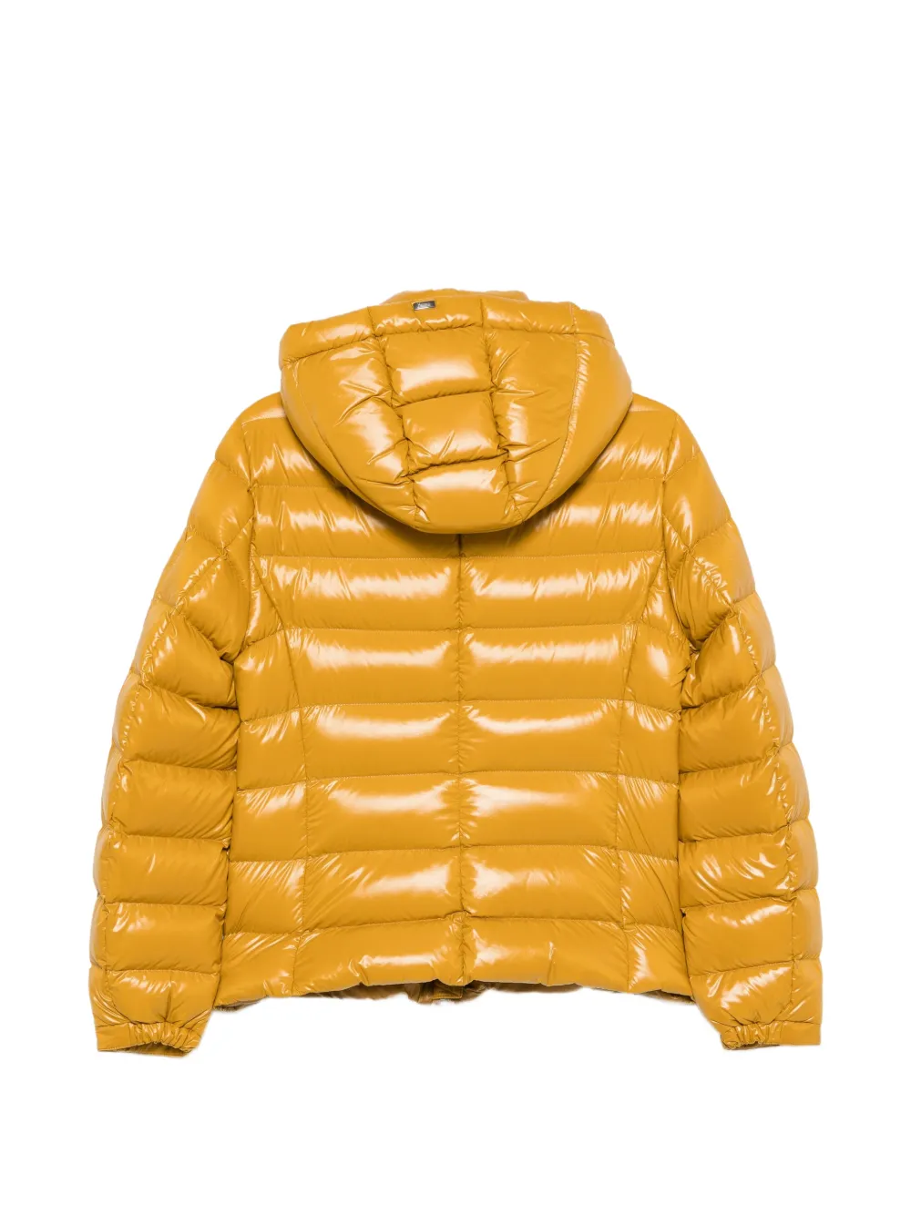 Herno quilted hooded jacket Geel