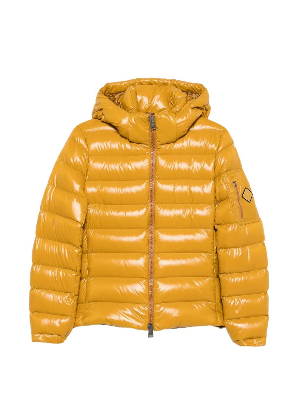 Herno quilted hooded jacket - Yellow