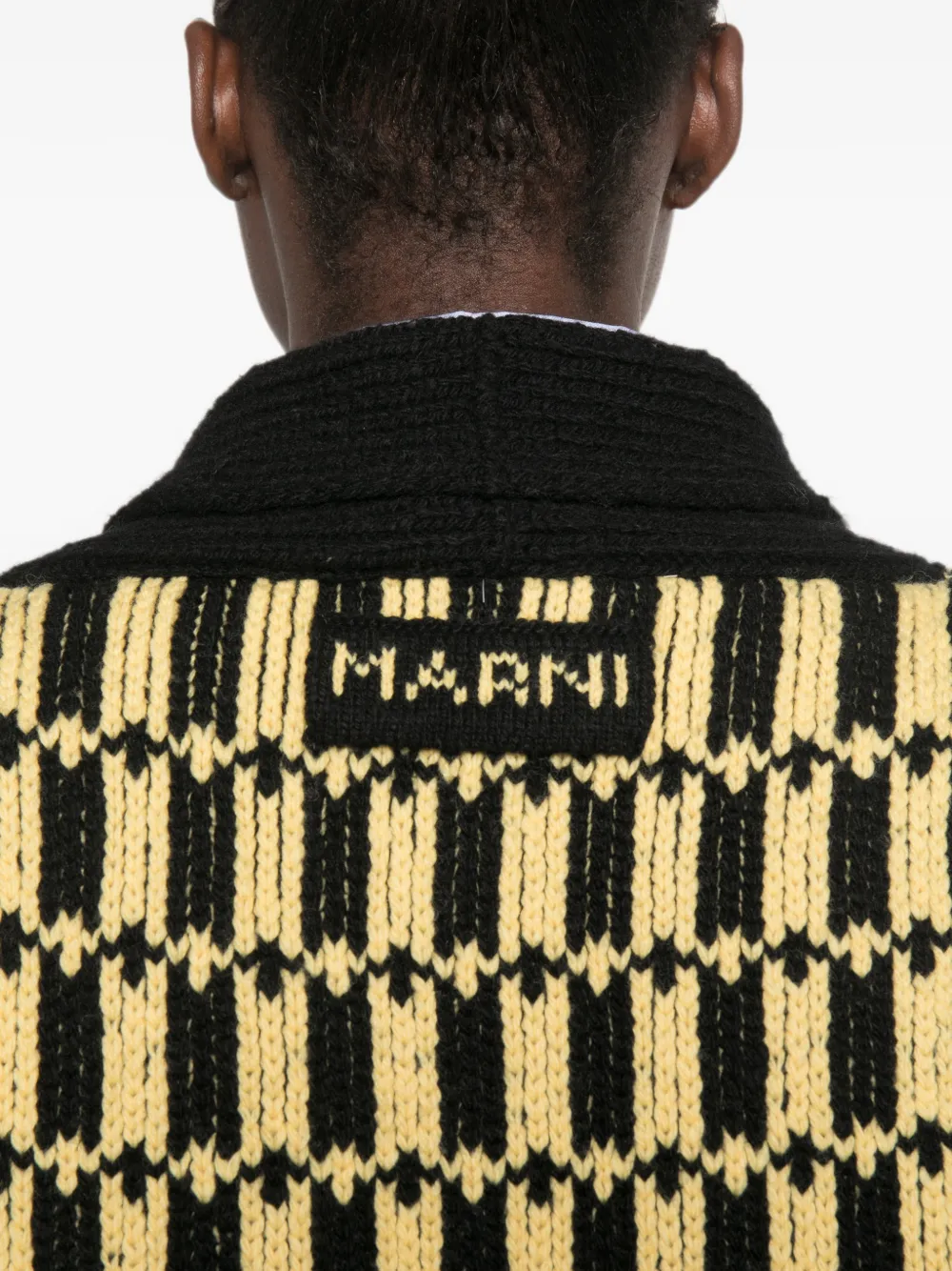 Marni Vest met geometrisch patroon Grijs