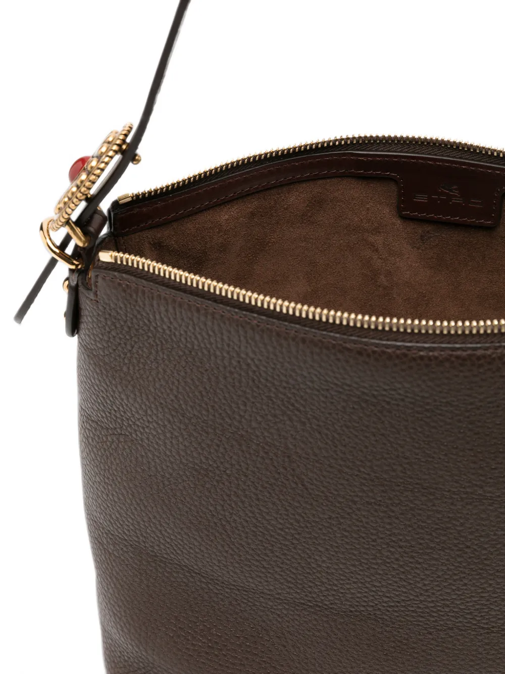 ETRO Schoudertas met textuur Bruin