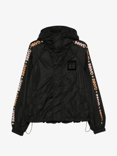 GANNI veste à logo imprimé