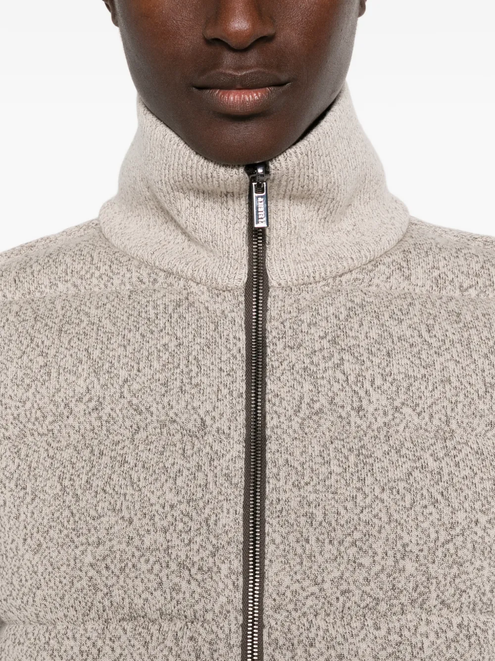 Peserico Bodywarmer met hoge hals Beige