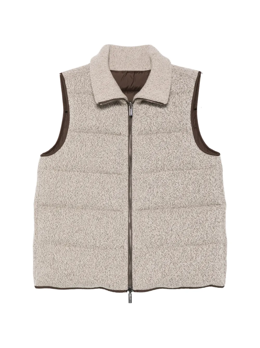 Peserico quilted high-neck gilet