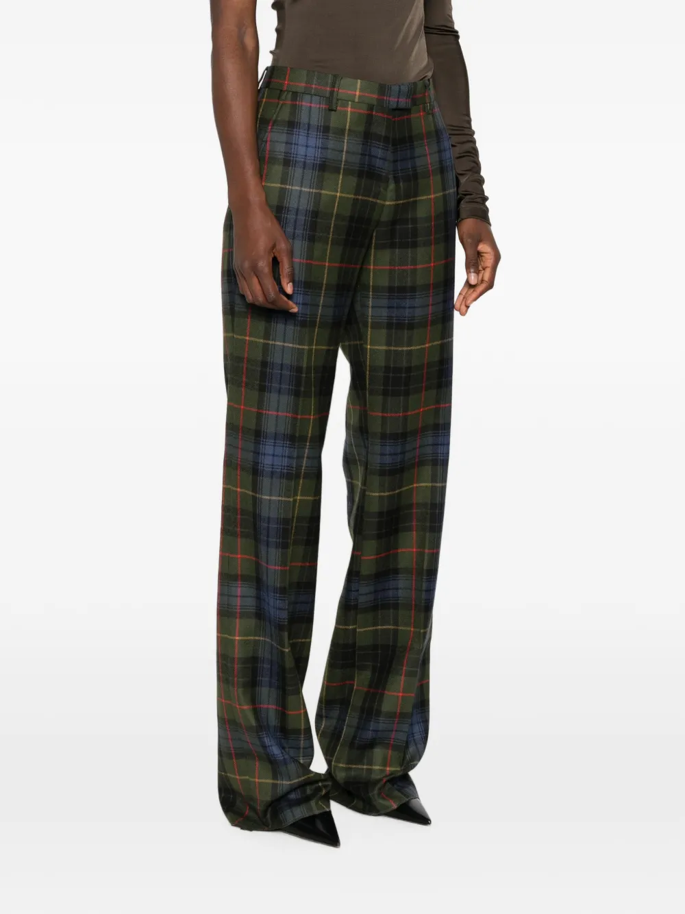 ETRO Straight broek Groen