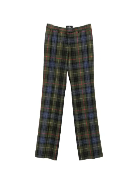 ETRO tartan check-pattern trousers