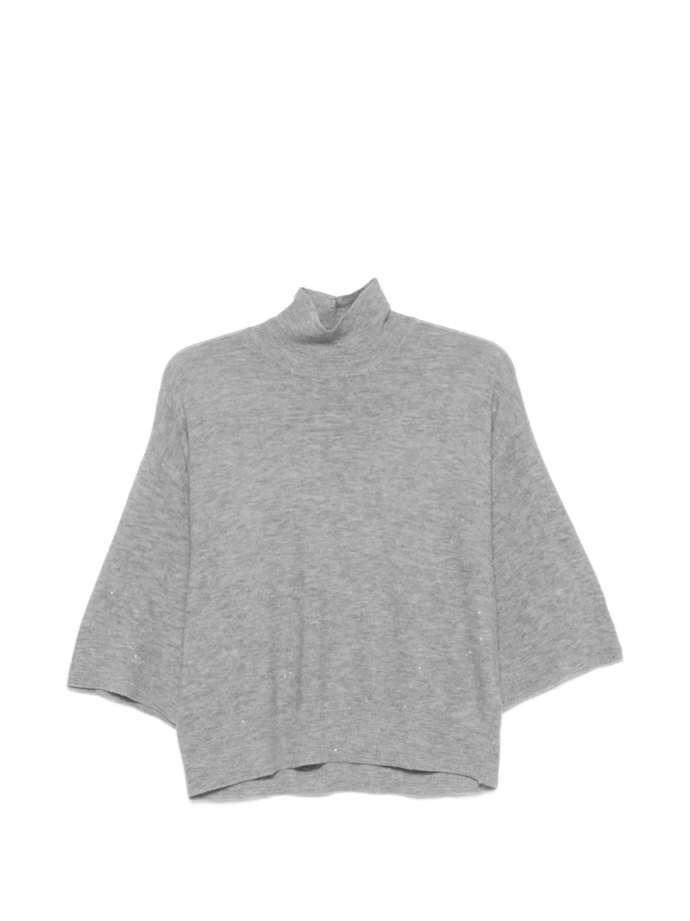 Fabiana Filippi sequin-embellished high-neck sweater - Grau