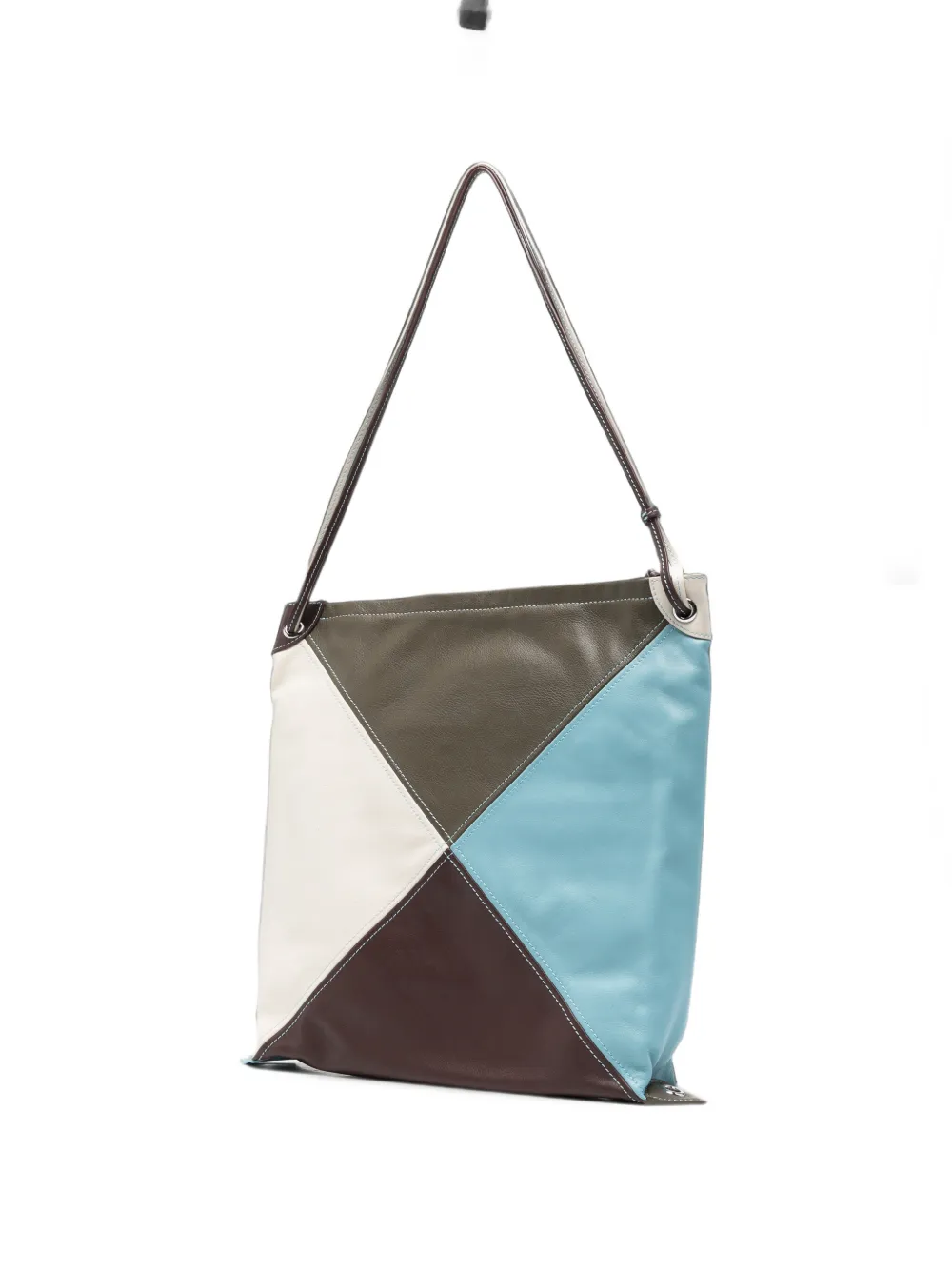 Kenzo Kite leren shopper met colourblocking Blauw