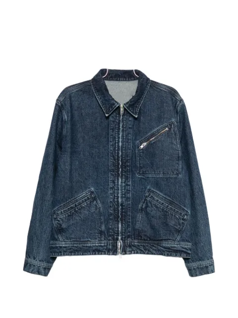 Kenzo Signature Utility logo-embroidered denim jacket