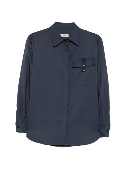 Herno chest-pocket long-sleeve shirt