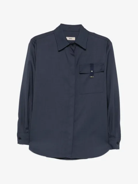 Herno chest-pocket long-sleeve shirt