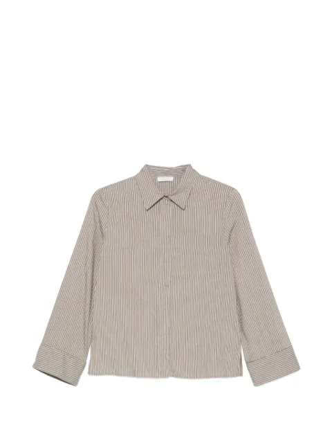 Peserico striped long-sleeve shirt