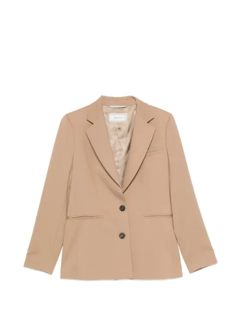 Peserico single-breasted peaked-lapel blazer