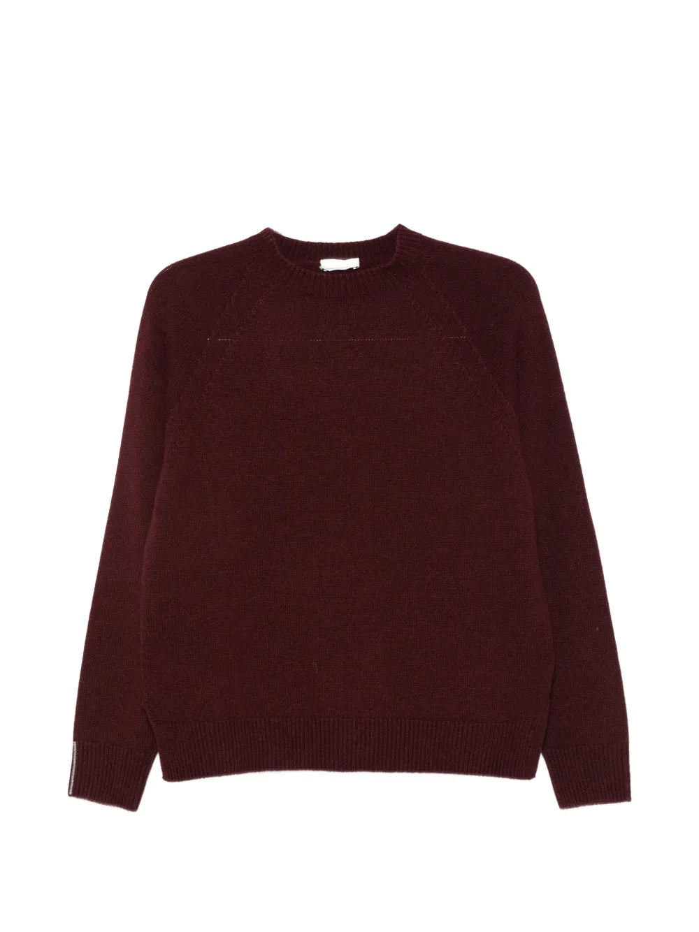 Peserico bead-embellished raglan-sleeve sweater - Rosso