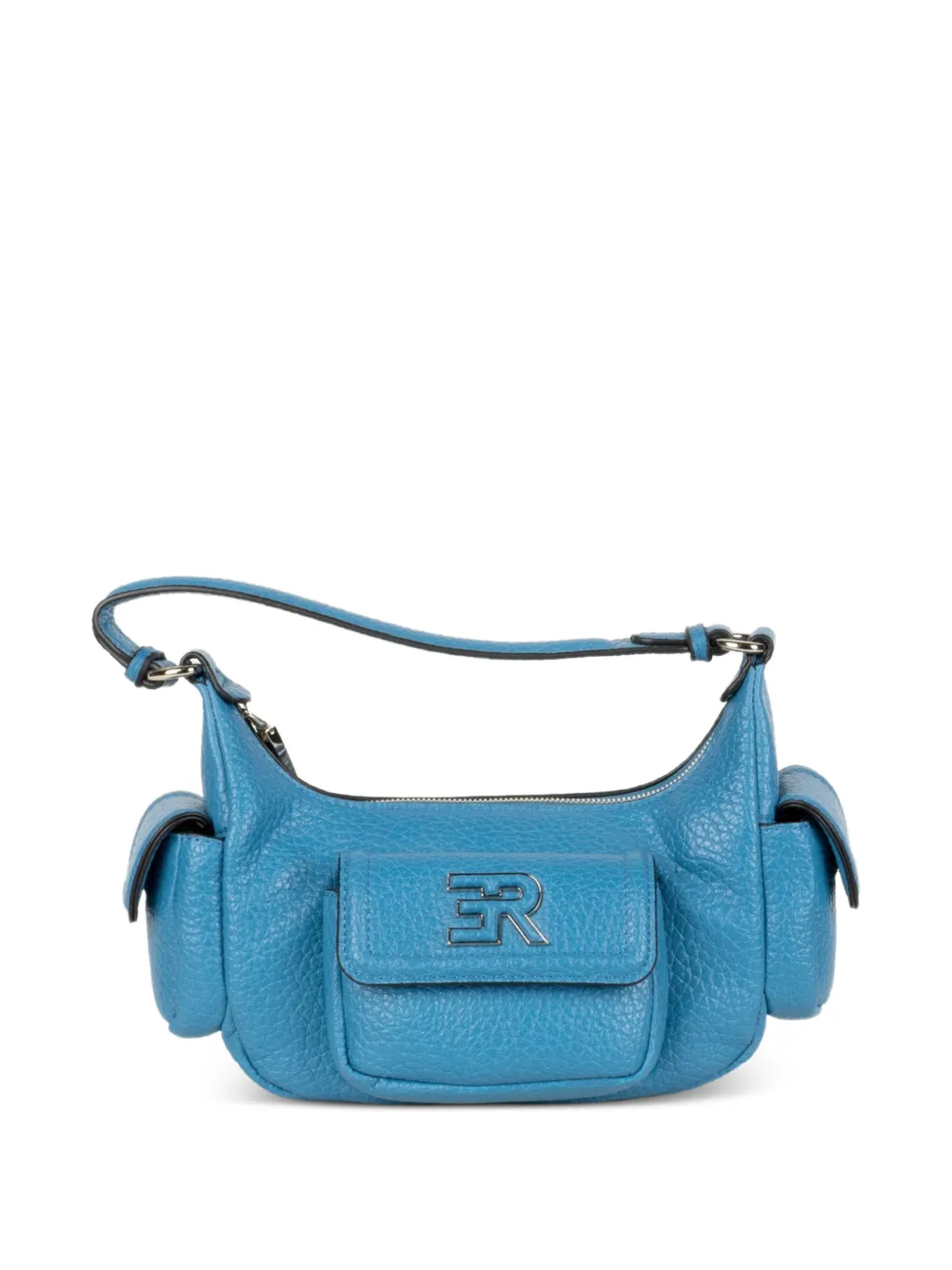 ERMANNO FIRENZE Schultertasche mit Fächern - Blau