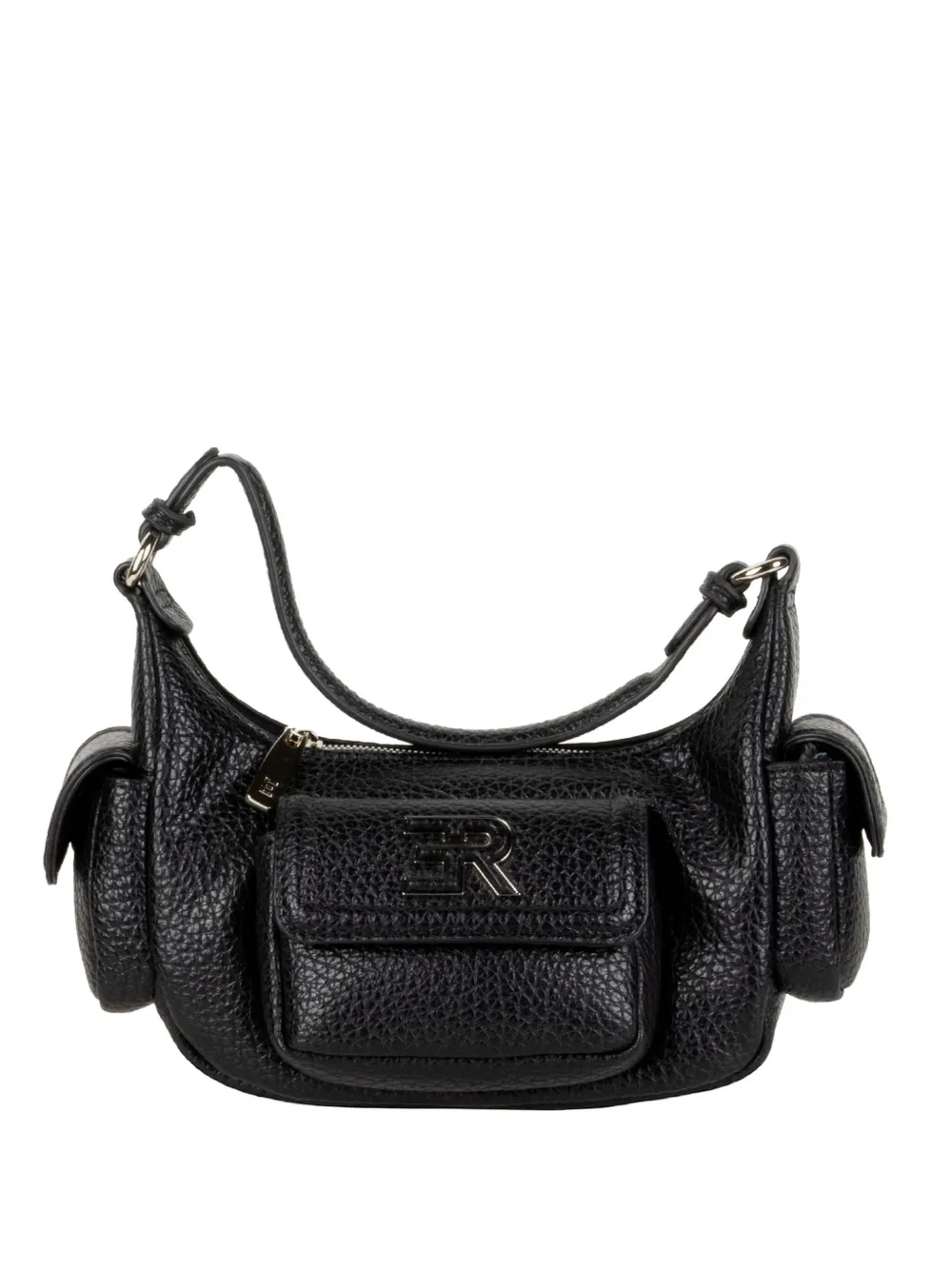 Ermanno Scervino Logo-plaque Shoulder Bag In Black