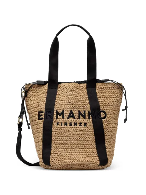 Ermanno Scervino logo-embroidered tote bag