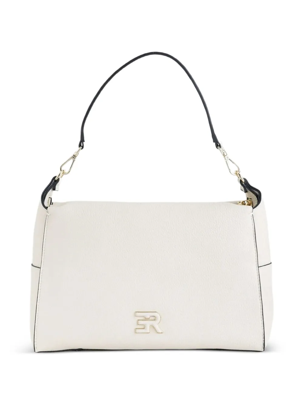 Ermanno Scervino Logo-plaque Clutch Bag In Neutral