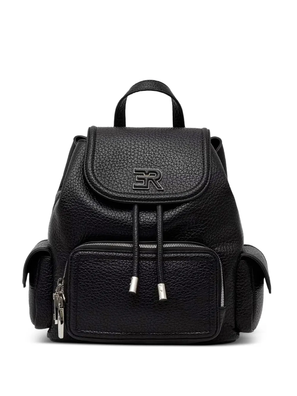 Ermanno Scervino logo-patch backpack - Nero