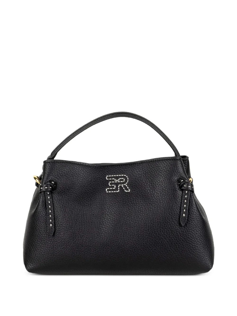 Ermanno Scervino Borsa a spalla con stampa logo - Nero