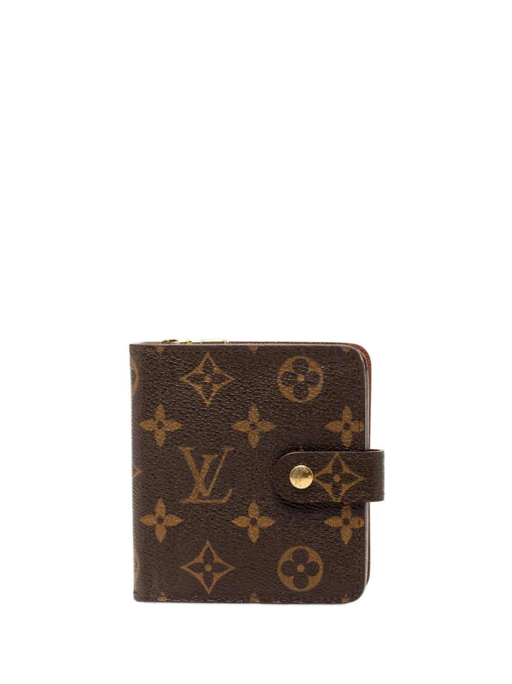 Louis Vuitton Pre-Owned 2004 Monogram Compact Zippy Wallet small wallets - Brown