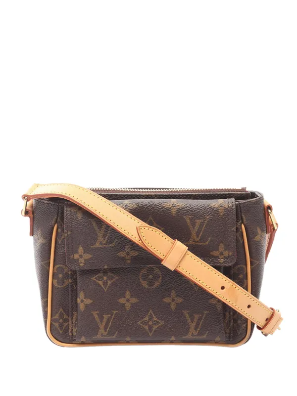 Louis Vuitton Pre-owned 2004 Monogram Viva Cite PM Crossbody Bag in Brown