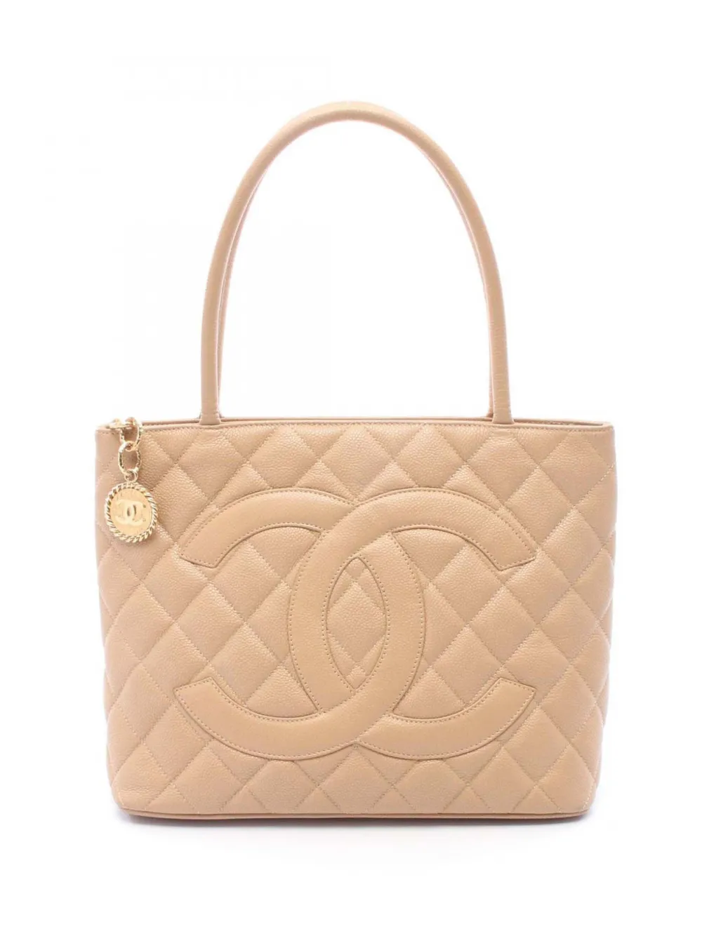 CHANEL Pre-Owned 2005-2006 Caviar Medallion tote bag - Brown
