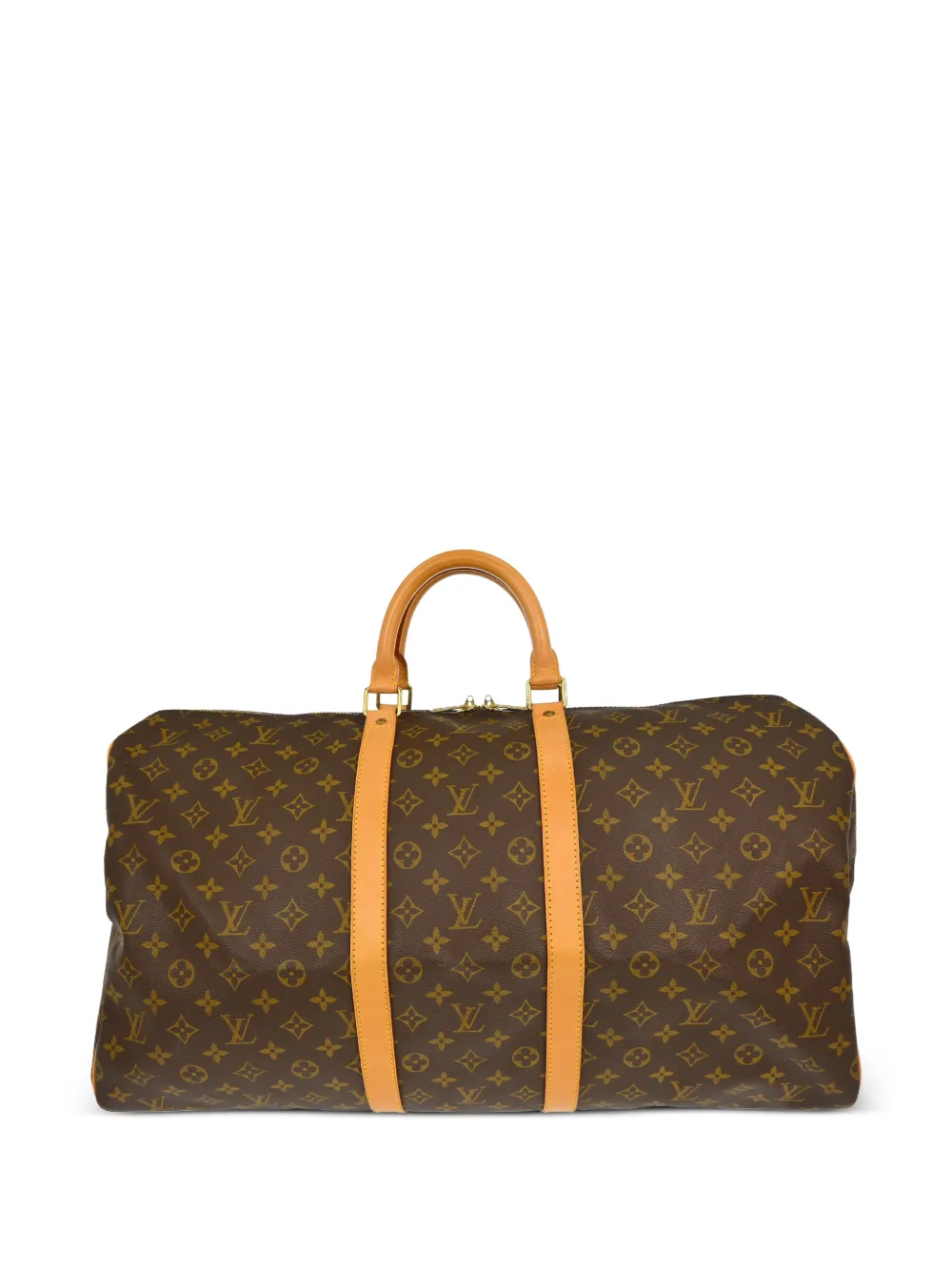 Louis Vuitton Pre-Owned 1996 55 Keepall monogram-pattern holdall - Marrone