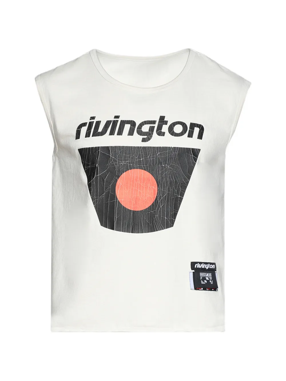 RIVINGTON ROI REBIS Philemon graphic-print tank top - Nude