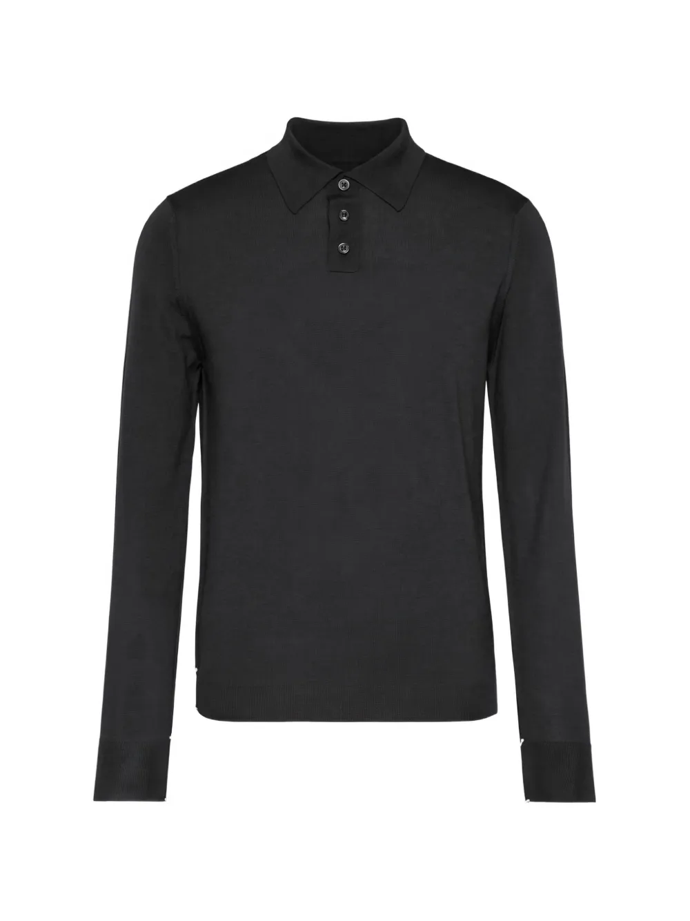 Maison Margiela long-sleeve polo shirt - Nero