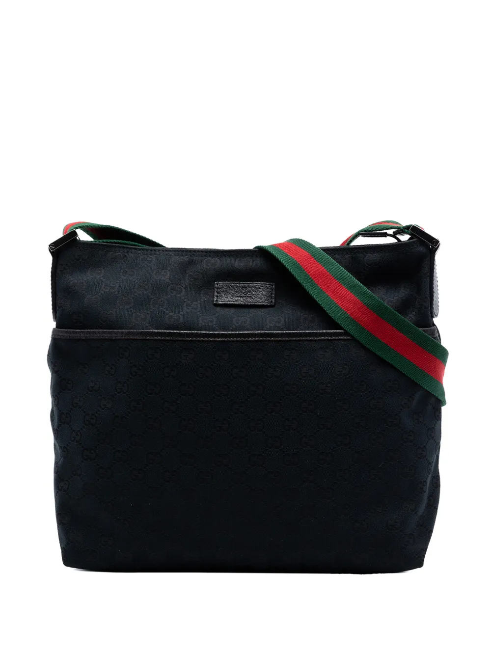 Gucci Pre-Owned 2016-2026 GG Canvas Web crossbody bag - Nero
