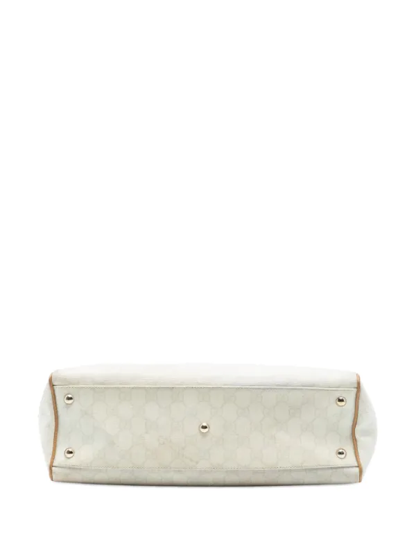 Gucci Pre-Owned 2016-2026 GG Supreme Tote Bag | White | FARFETCH CA