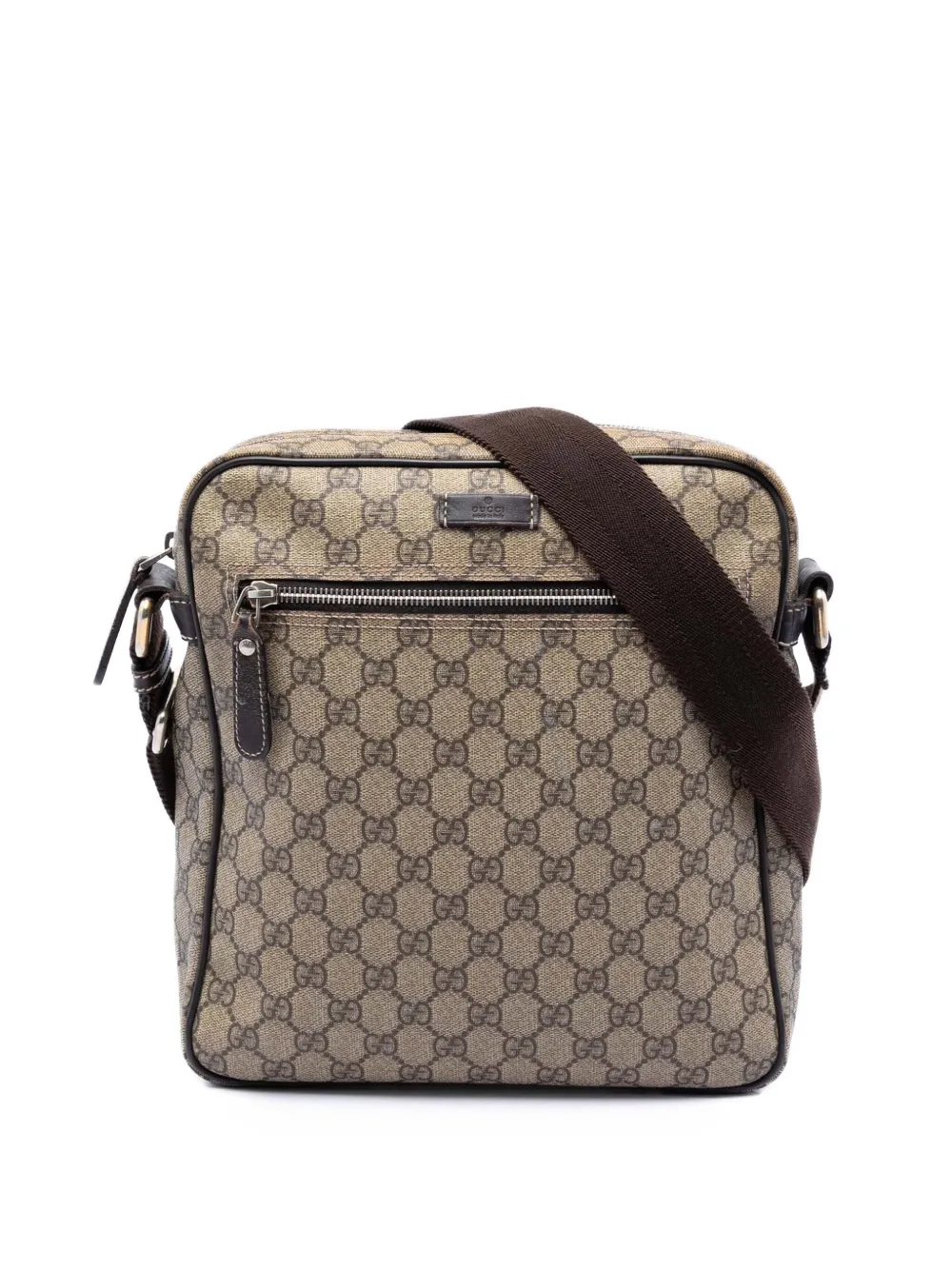 Gucci Pre-Owned 2016-2026 GG Supreme crossbody bag - Toni neutri