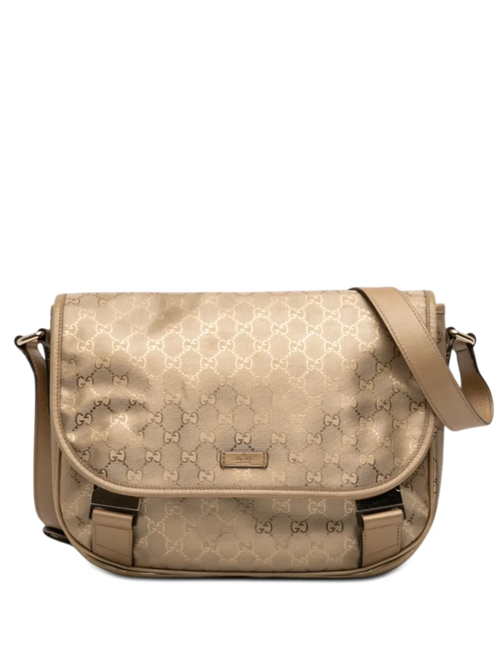 Gucci Pre-Owned 2016-2026 GG Imprime crossbody bag - Oro