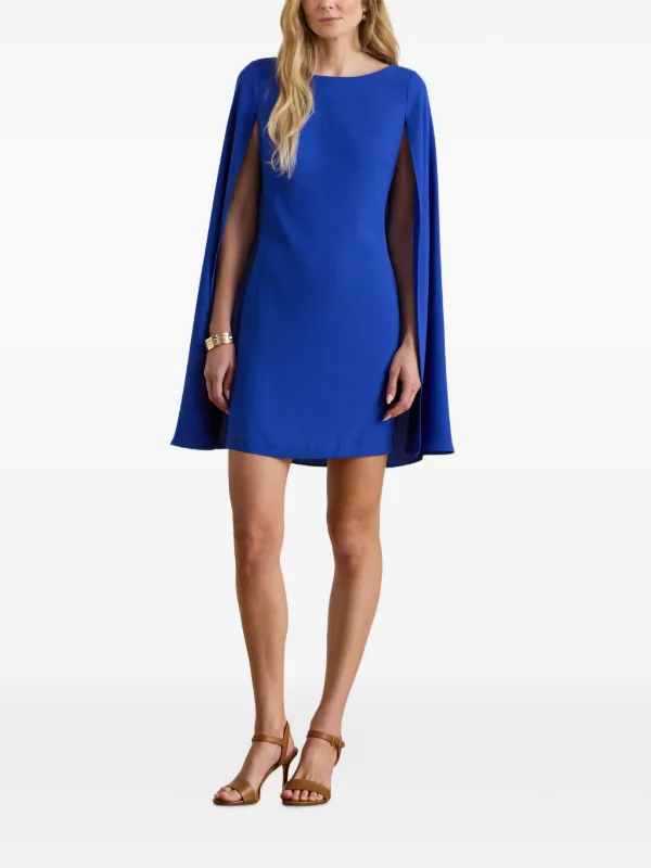 cape georgette cocktail dress ralph lauren Lauren Ralph Lauren Women's Cape Georgette Cocktail Dress