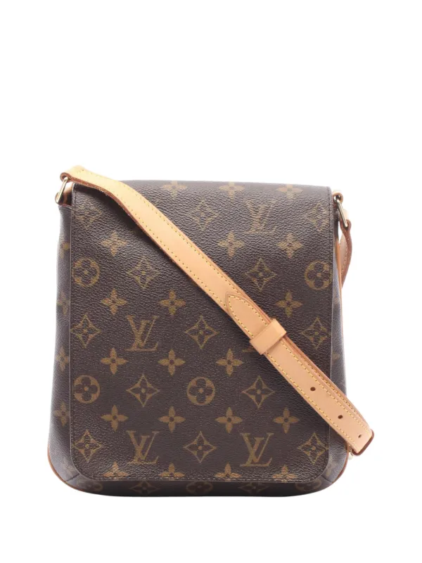 Louis Vuitton Pre-owned 2005 Monogram Musette Salsa PM Long Strap Crossbody Bag in Brown
