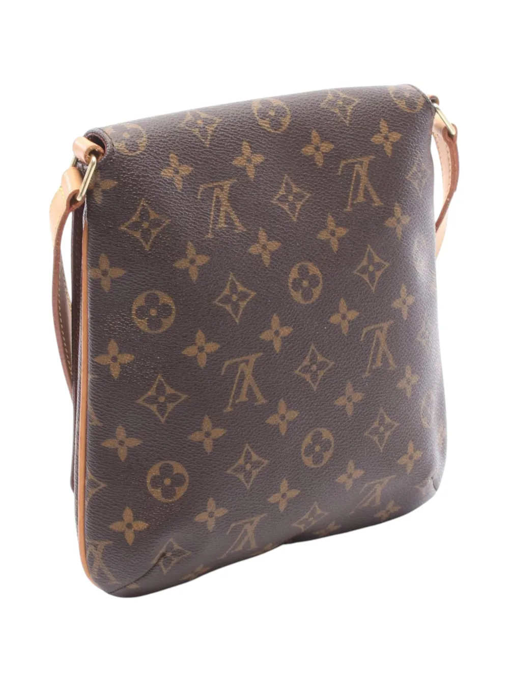 Louis Vuitton Pre-owned 2005 Monogram Musette Salsa PM Long Strap Crossbody Bag in Brown, view 3