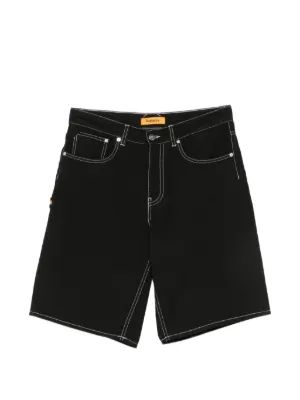 Ader Error デニムショーツ | ブラック | FARFETCH JP