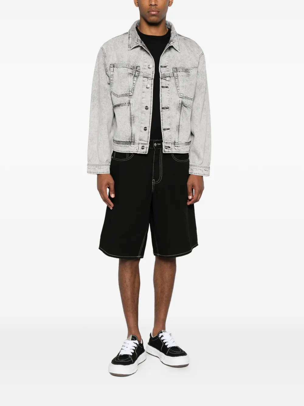 Replay Denim jack Grijs
