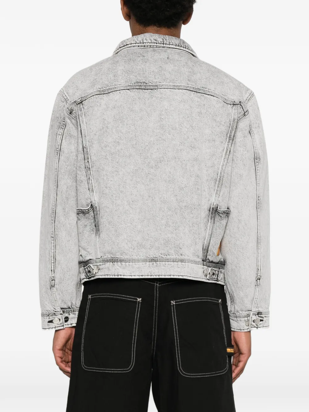 Replay Denim jack Grijs