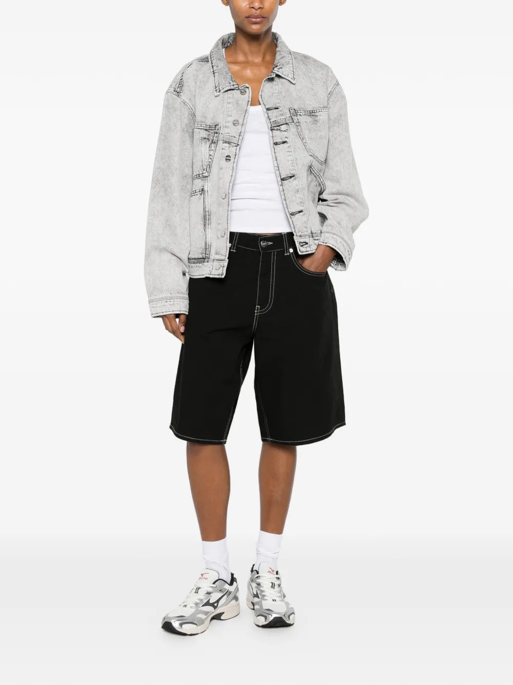 Replay Denim jack Grijs