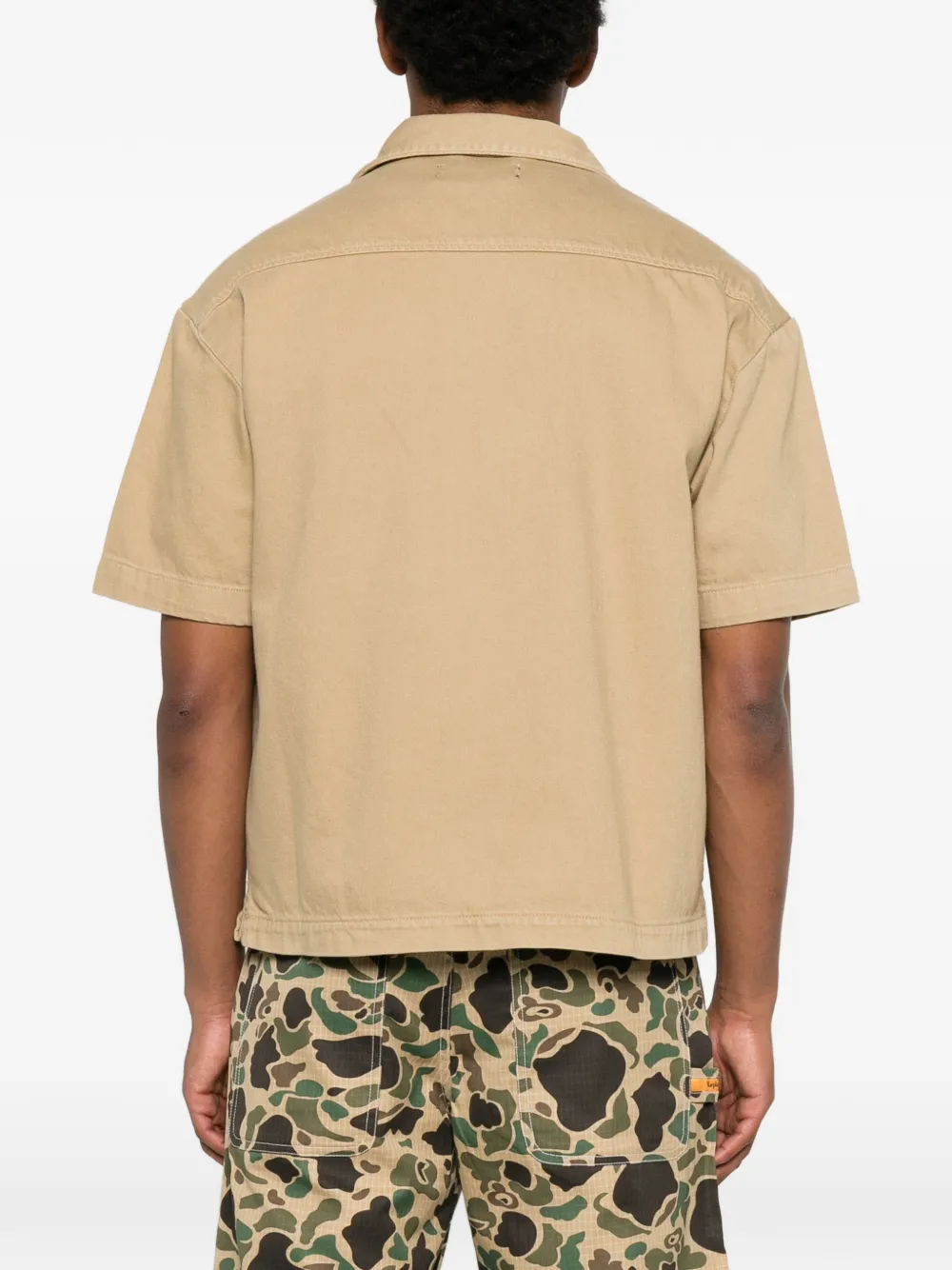 Replay Jack met logopatch Beige