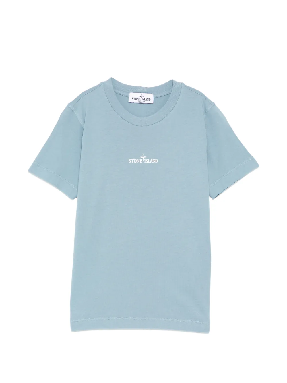 Stone Island Junior logo-print short-sleeve T-shirt - Blu