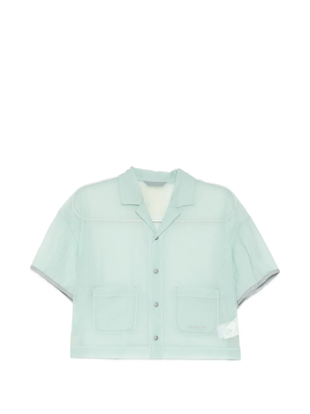 and Wander sheer ripstop shirt - Verde