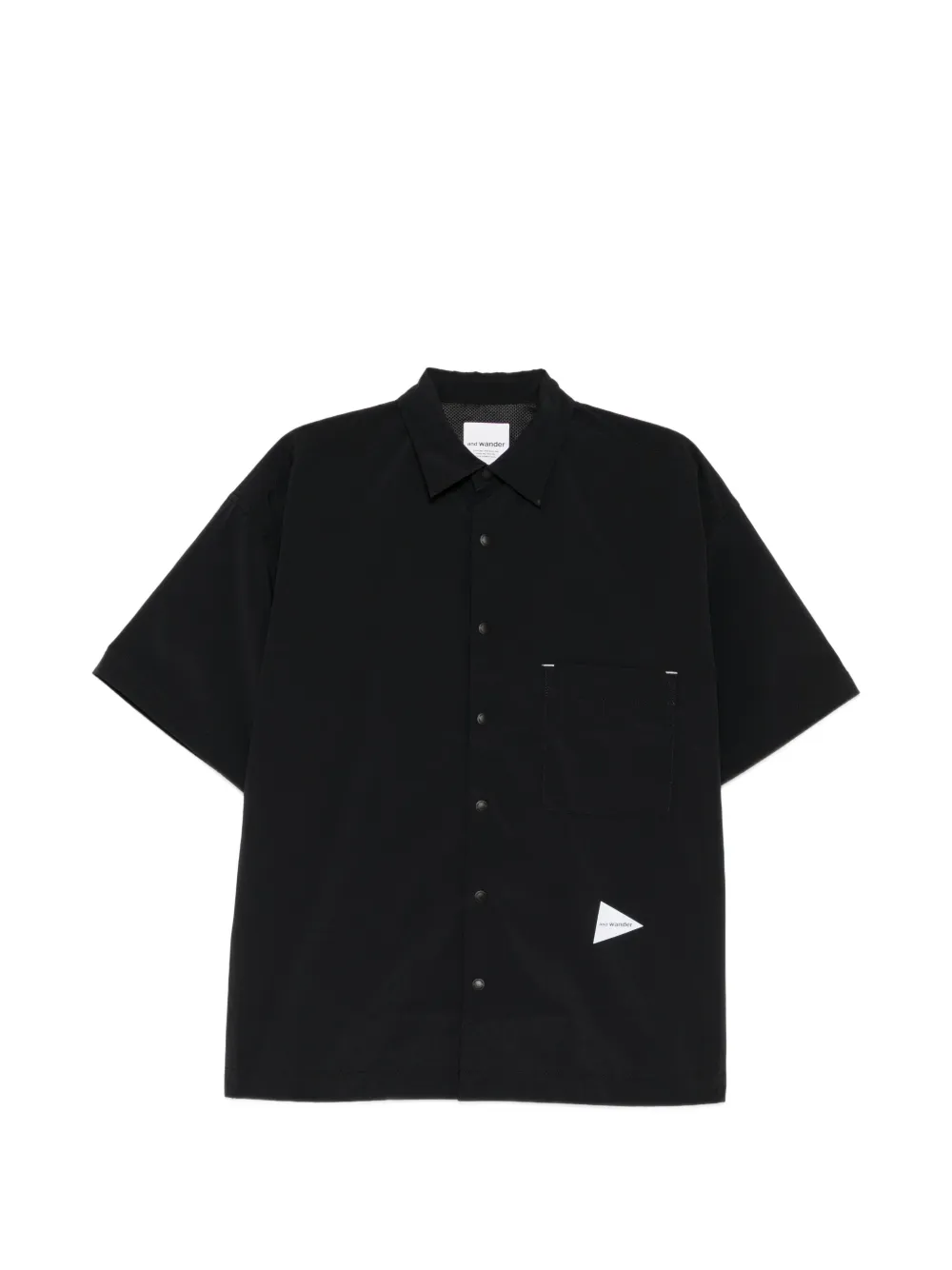 and Wander UV cut stretch shirt - Nero