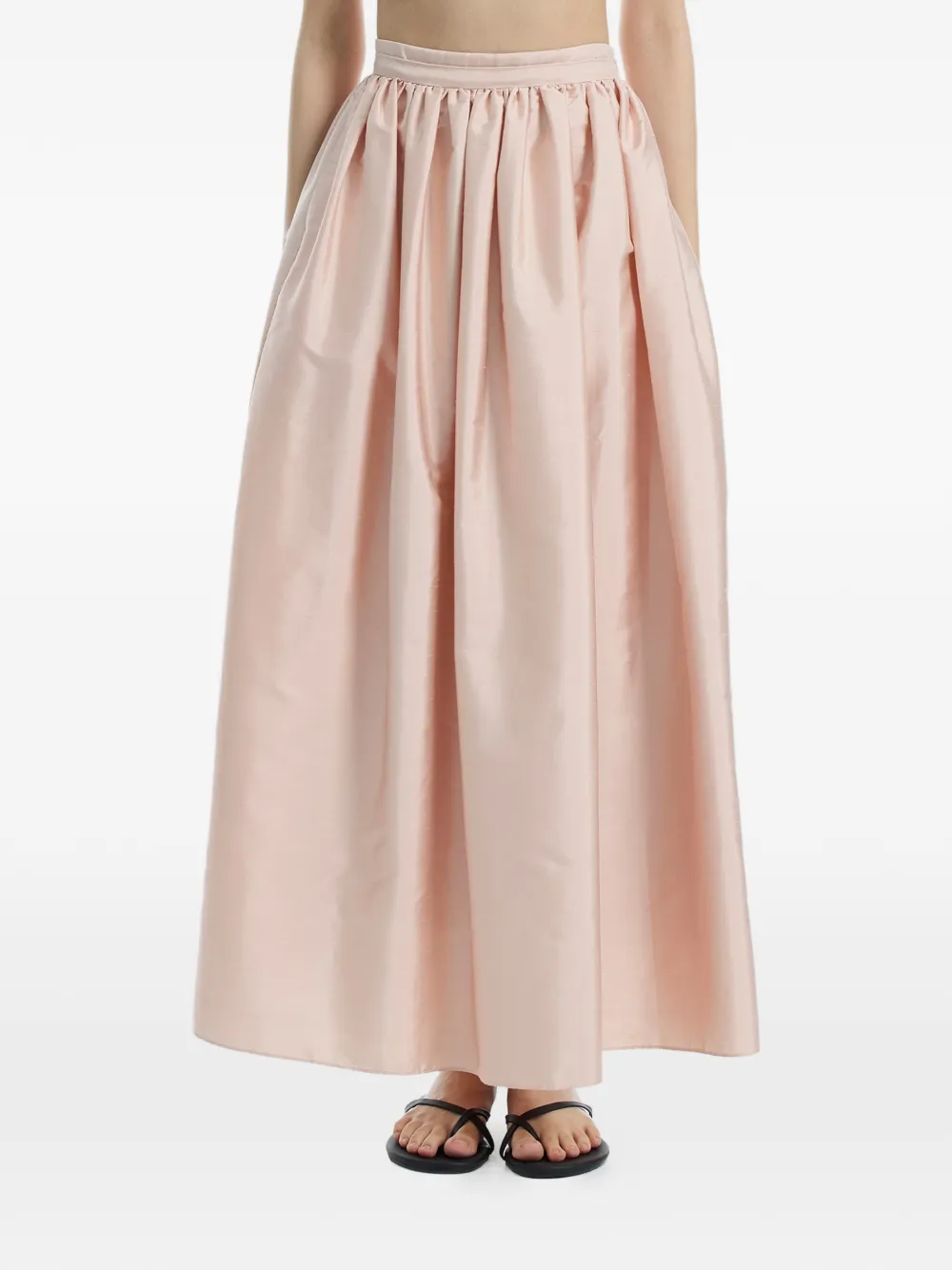 INTO THE EAST pleated silk skirts - Rosa