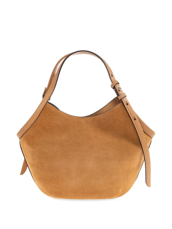Kate Spade Small Deco Suede Tote Bag | Brown | FARFETCH ID